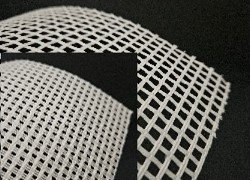 Open-mesh membrane fabric